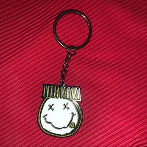 Nirvana logo keychain